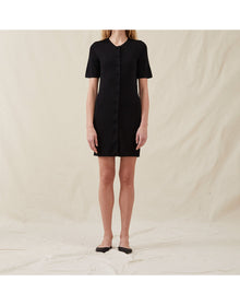 The Knit Mini Dress | Black