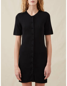 The Knit Mini Dress | Black