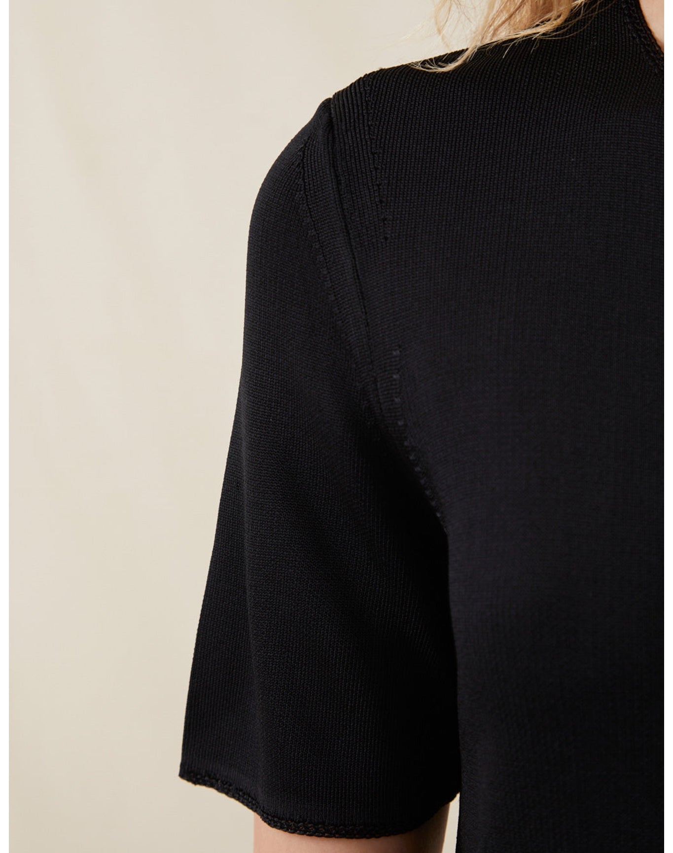 The Knit Mini Dress | Black