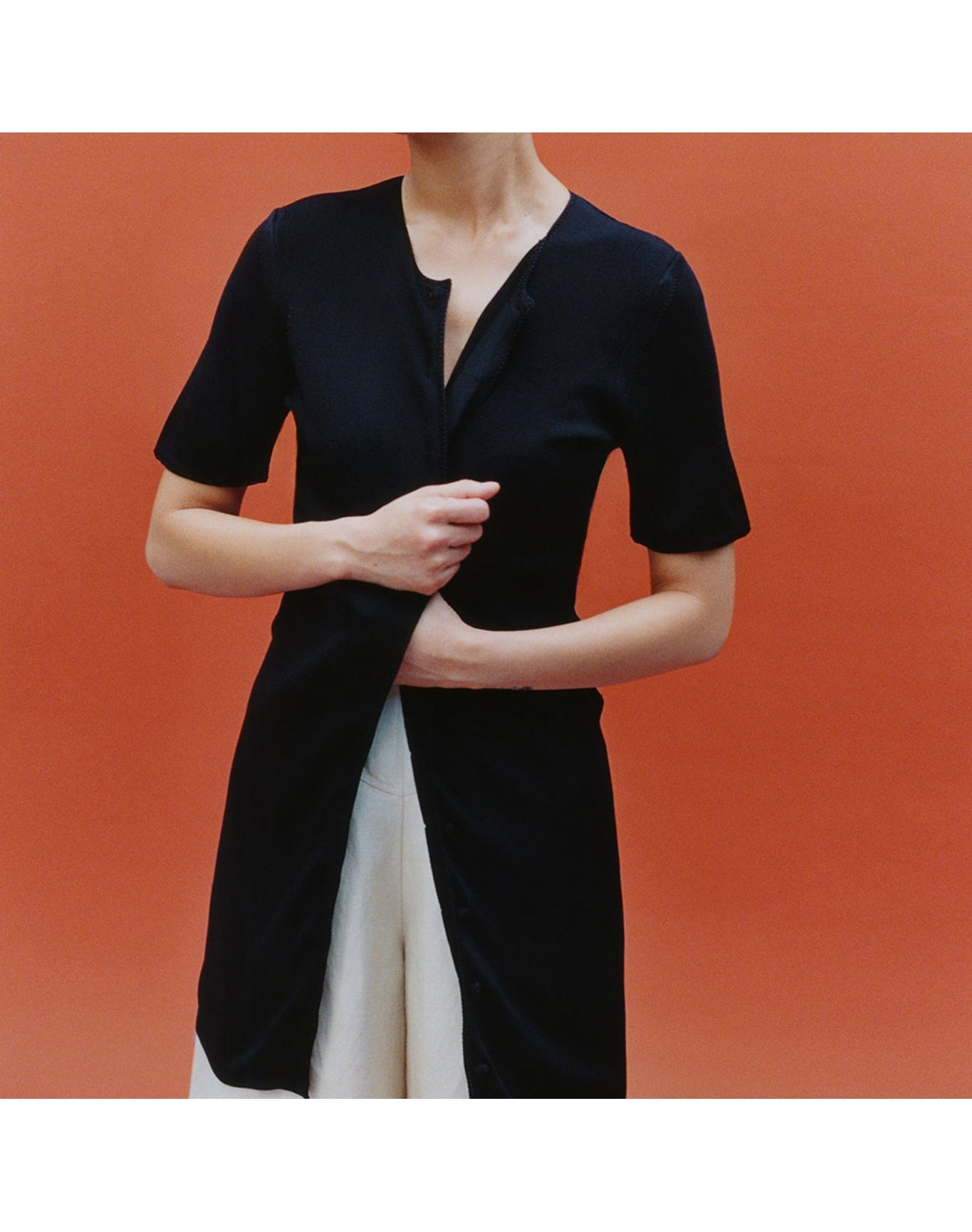 The Knit Mini Dress | Black