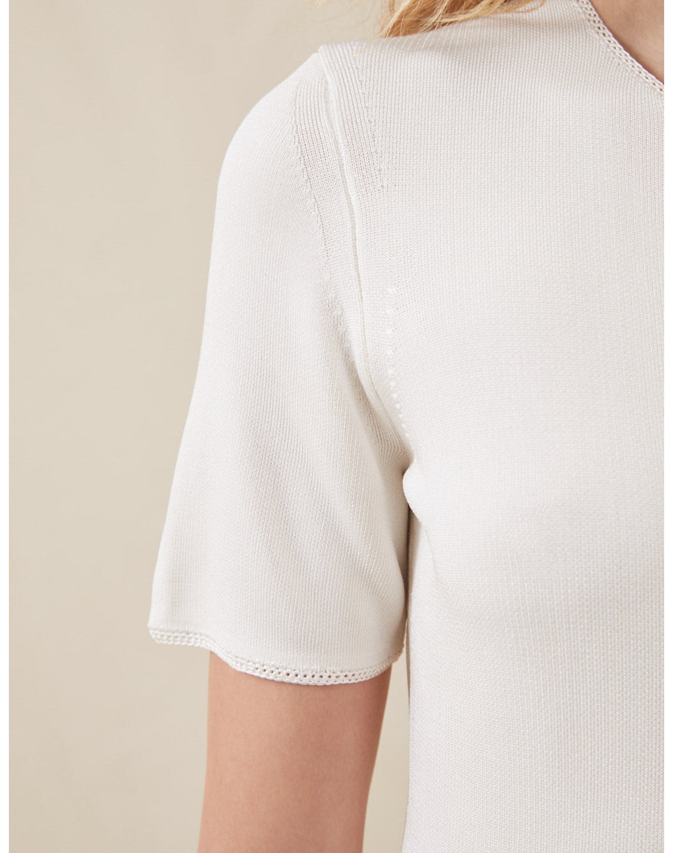 The Knit Mini Dress | Ivory