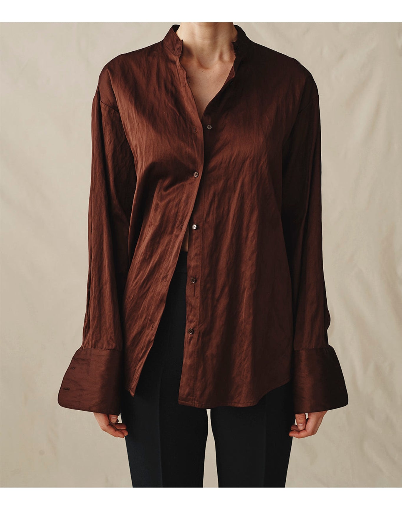 The Oversized Shirt | Chocolate