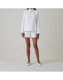 The Pop-Over Shirt | Cream
