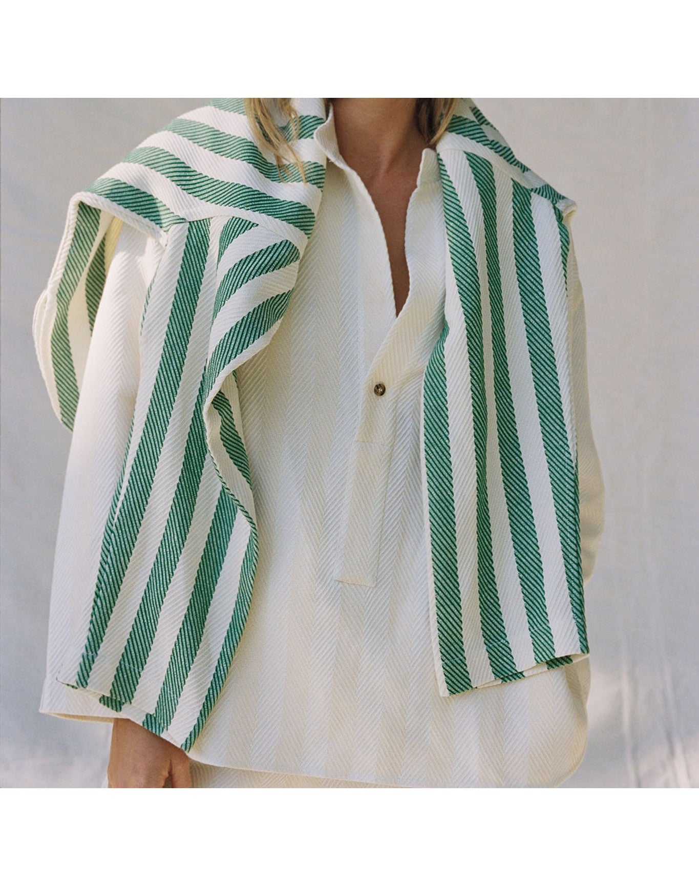 The Pop-Over Shirt | Cream