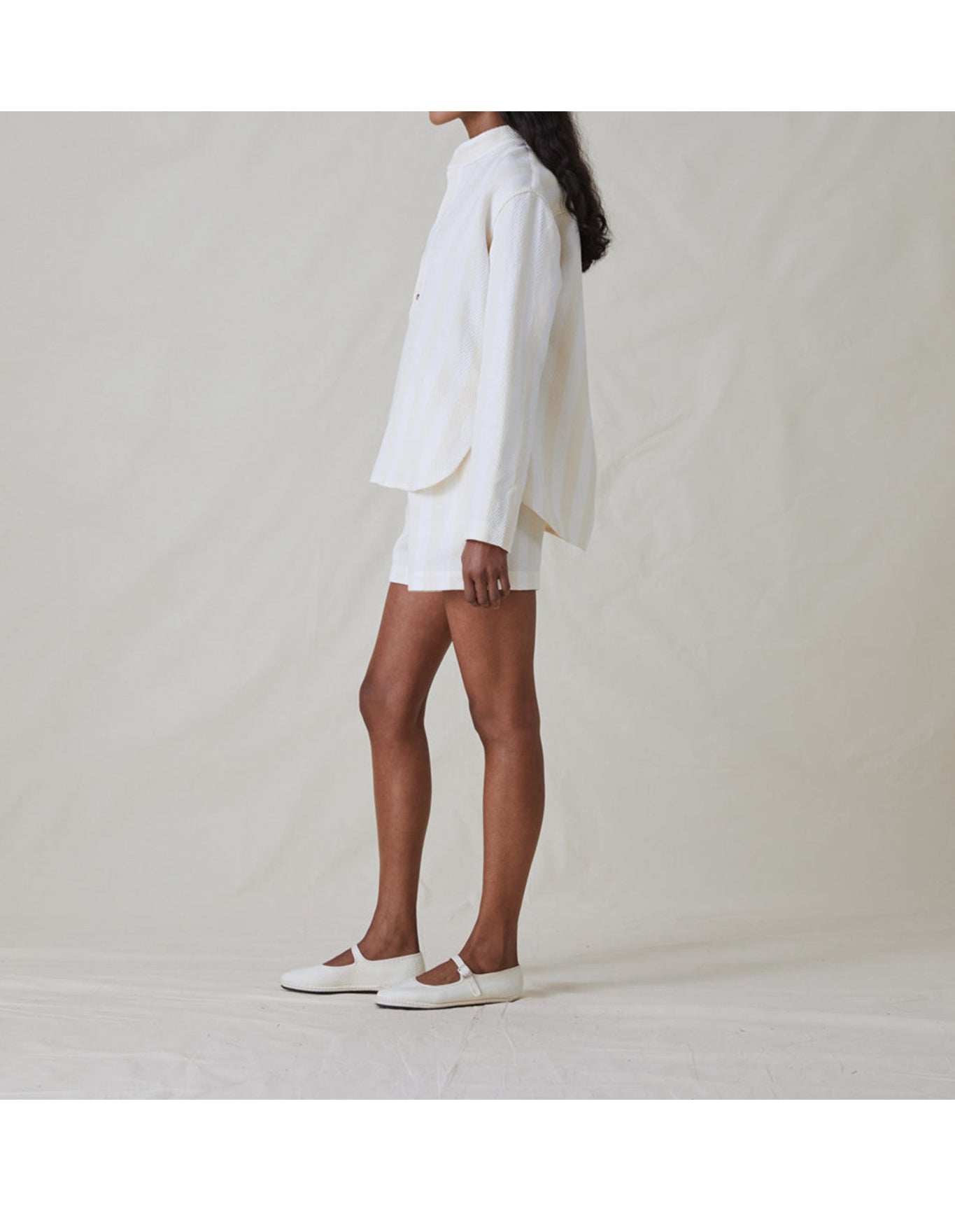 The Pop-Over Shirt | Cream