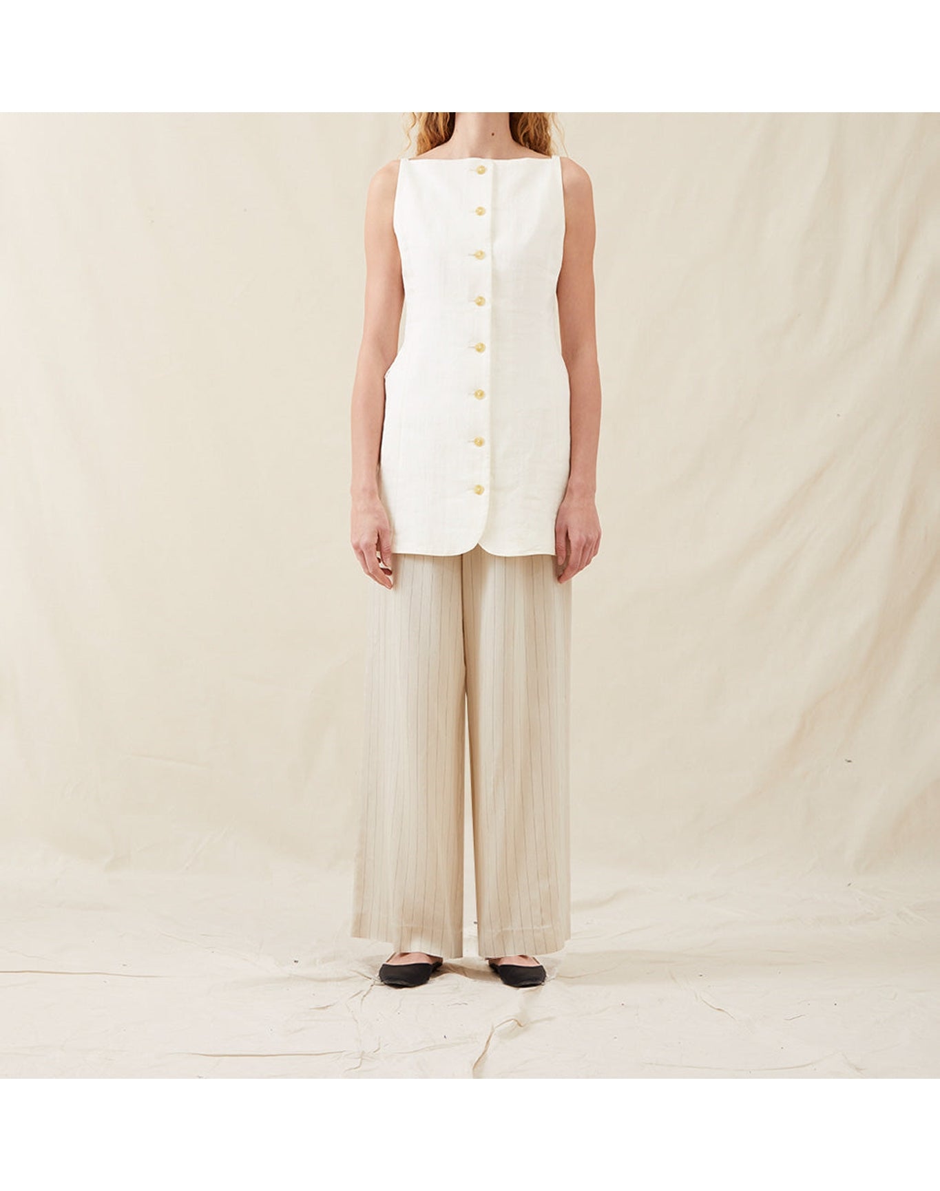 The Relaxed Pants | Wide Stripe