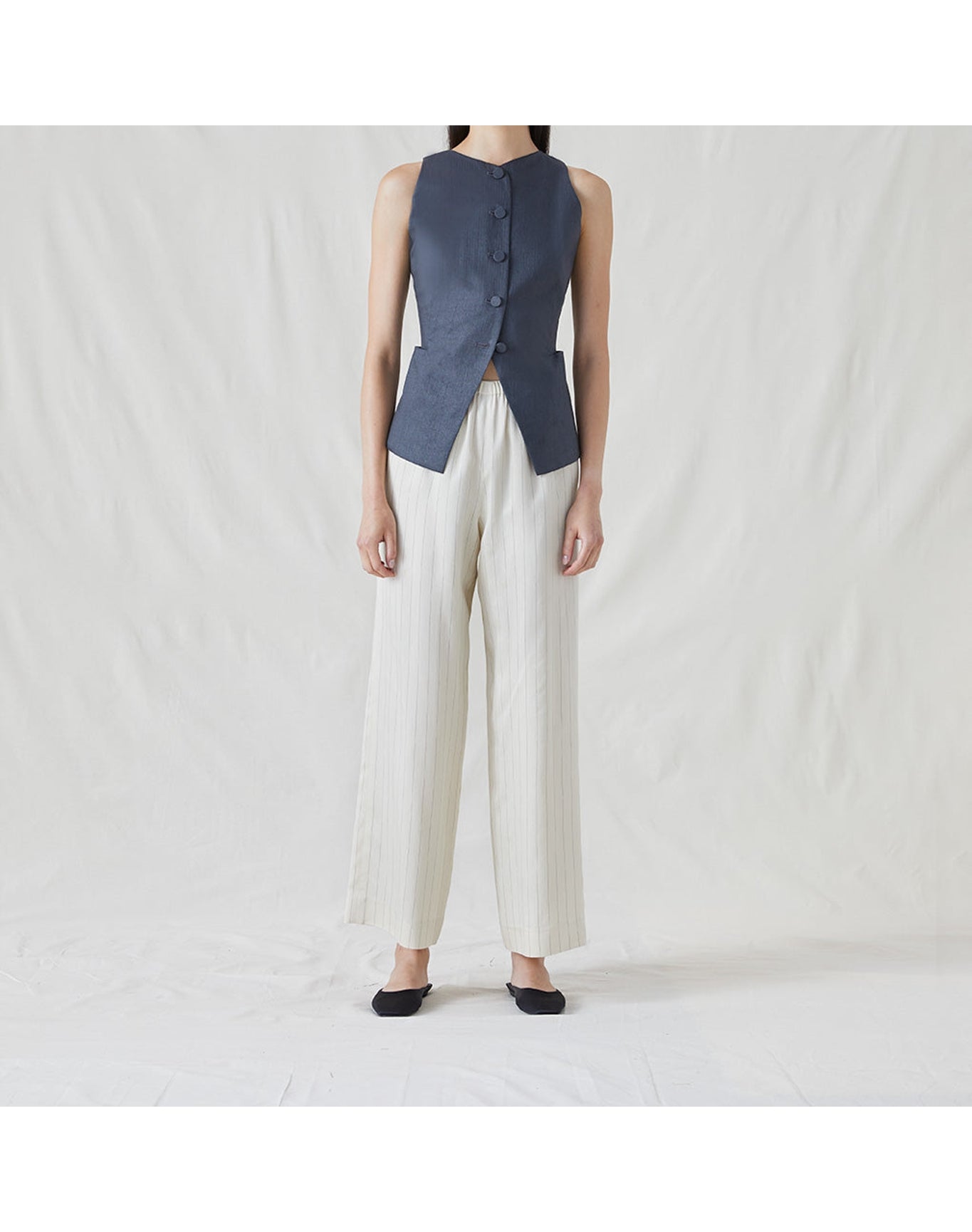 The Relaxed Pants | Wide Stripe