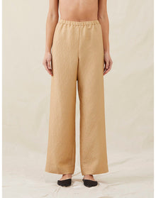 The Relaxed Pants In Wave Stripe | Copper