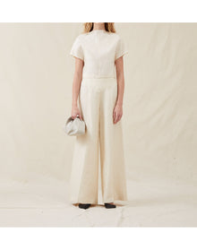 The Shell Top In Organza | Pearl