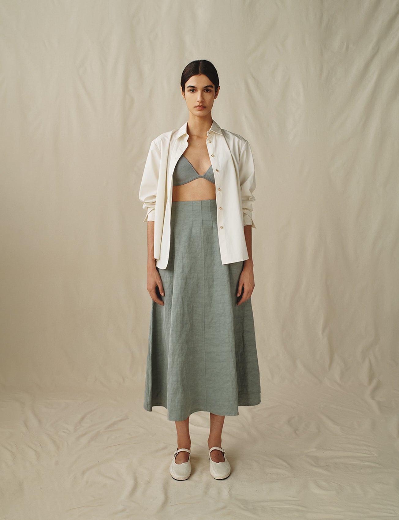 Womens | The Knit Bra | Steel