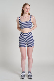 Strut This | The Sparrow Short | Navy Stripe