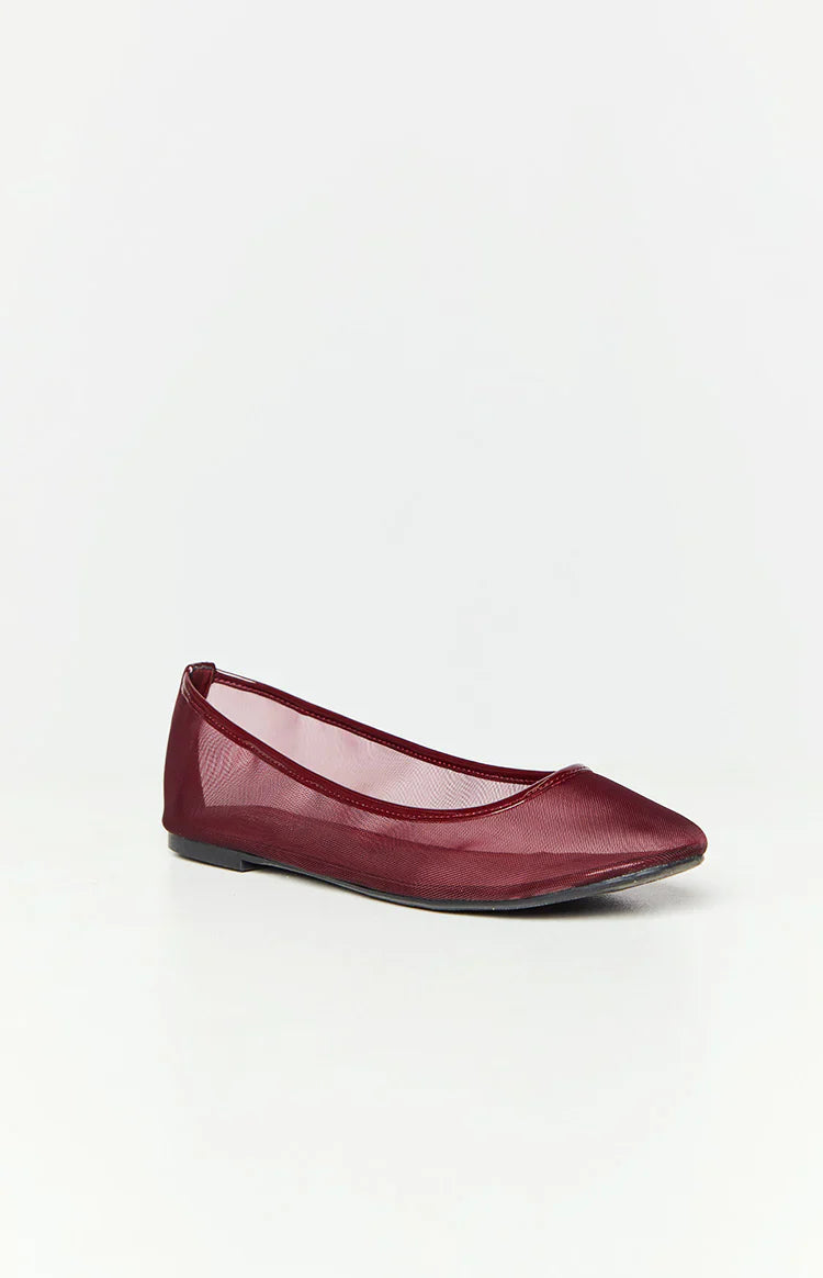 Therapy Arlo Patent PU Ballet Flats | Cherry