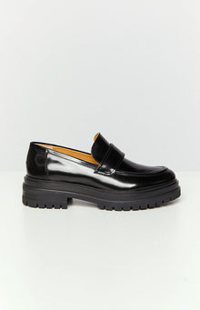 Tony Bianco Wiz Hi Shine Loafers | Black