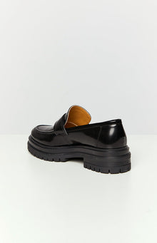 Tony Bianco Wiz Hi Shine Loafers | Black