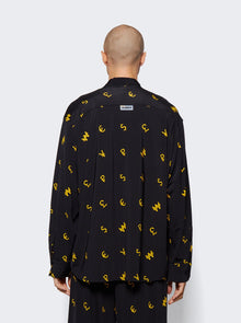 Men | VETEMENTS | Currency Fluid Jersey Shirt | Black