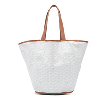 Goyard | Pre-Owned Goyardine Reversible Belharra Tote | WhiteBrownBrown