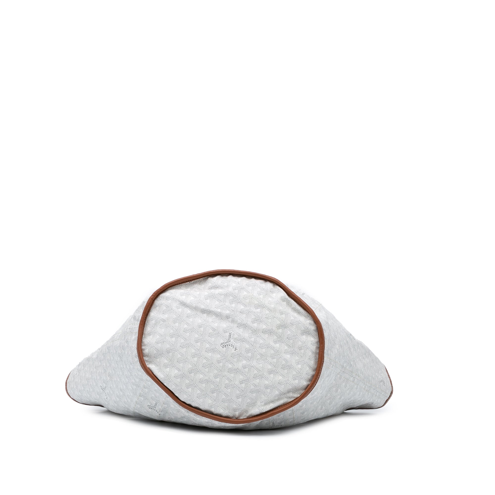 Goyard | Pre-Owned Goyardine Reversible Belharra Tote | WhiteBrownBrown