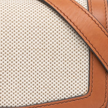 Celine | Pre-Owned Teen Canvas and Calfskin Triomphe Crossbody | Brown/Beige