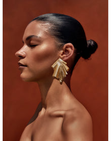 Ucho Earring | Gold-Plated Brass