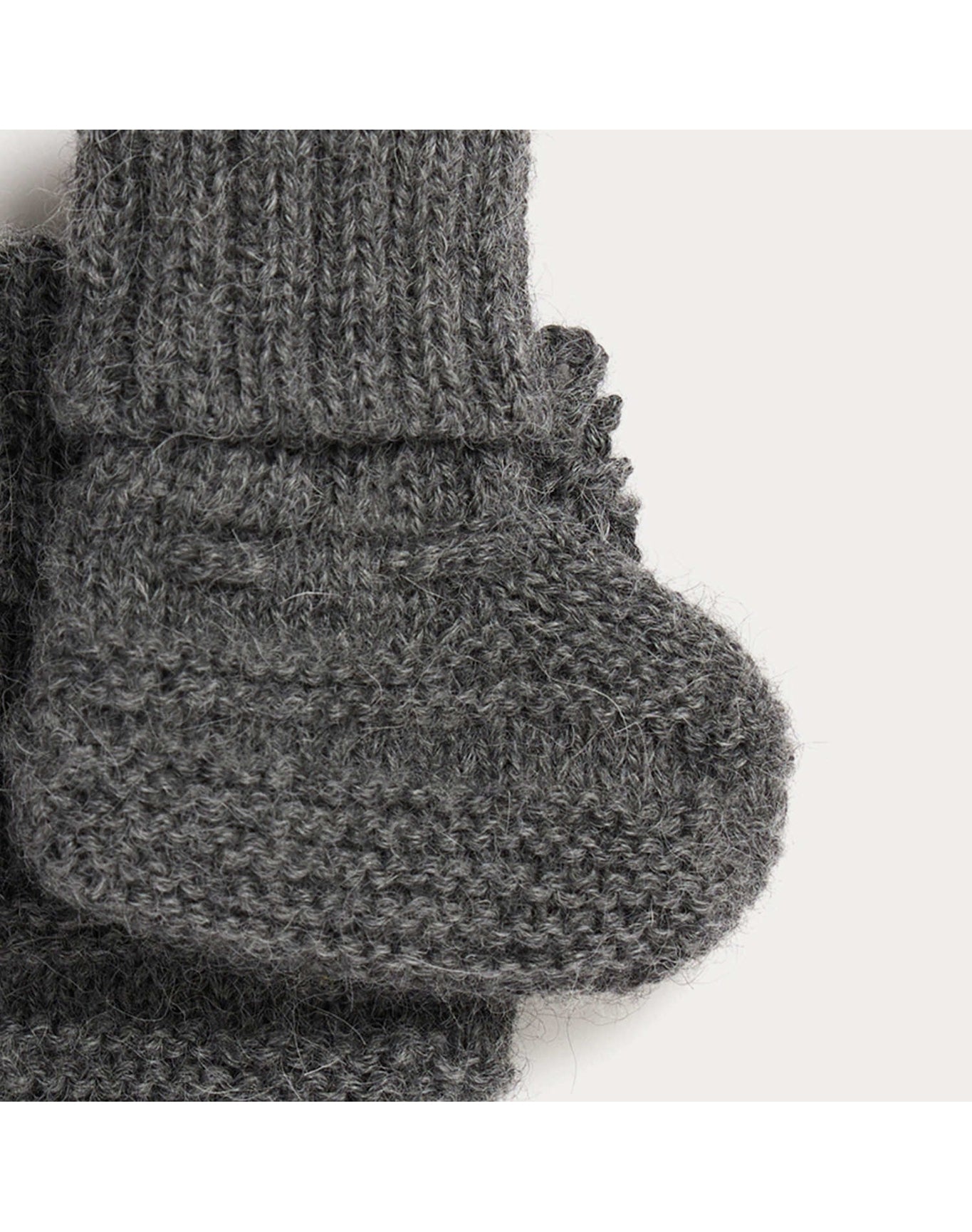 Unisex | Telse Baby Booties | Medium Heathered Gray
