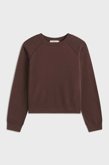 Brown sweatshirt on a light gray background