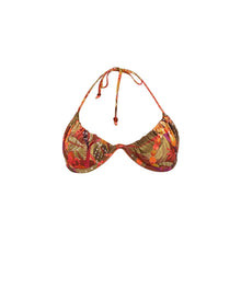 Uwa Reversible Bikini Top | Kola Print