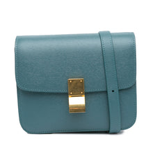 Celine | Pre-Owned Teen Liege Calfskin Classic Box | Blue