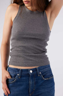 AMO Denim | Swoon Tank in Heather Grey