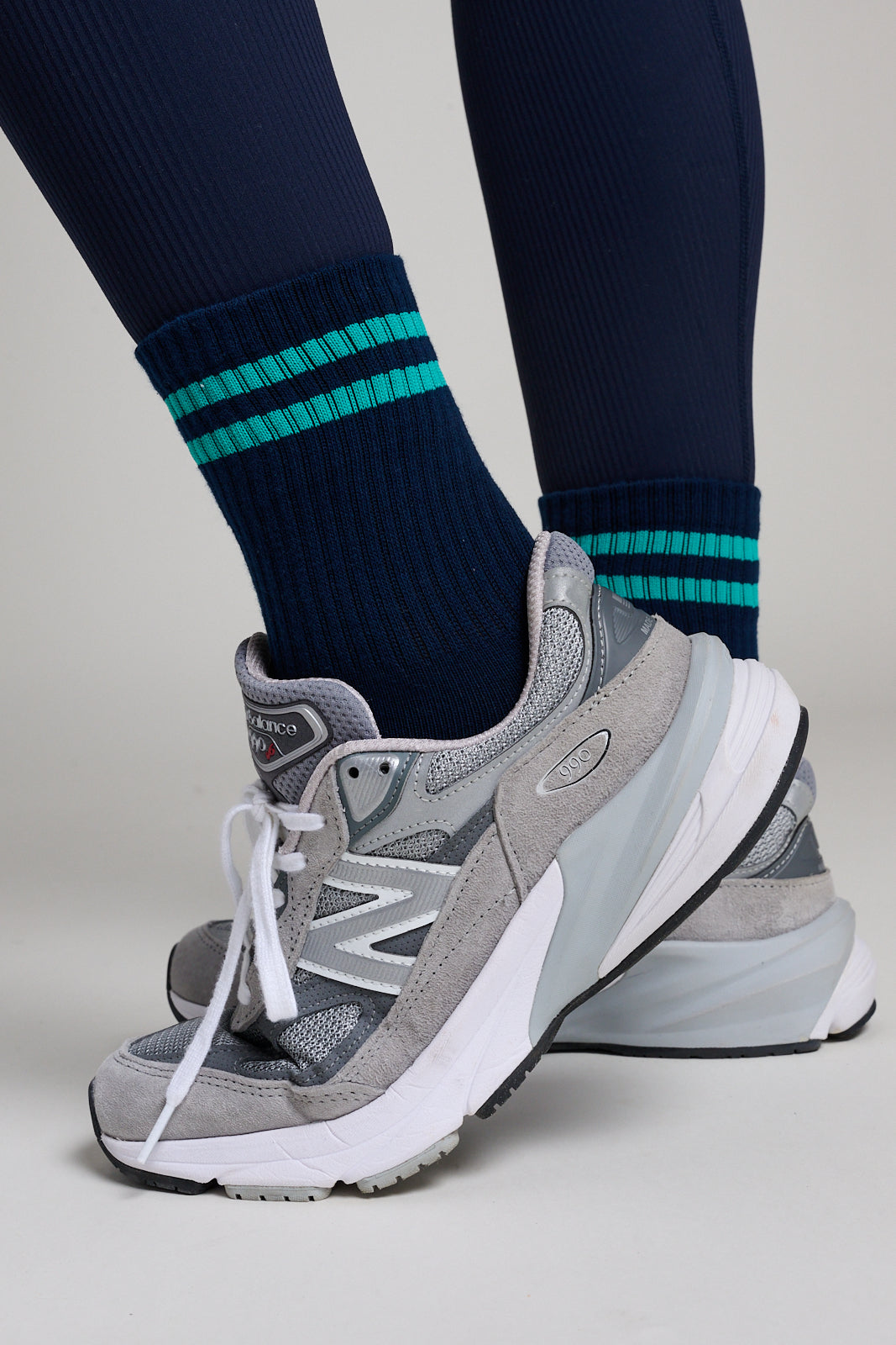 Soul by SoulCycle | Varsity Half Calf Sock | Navy