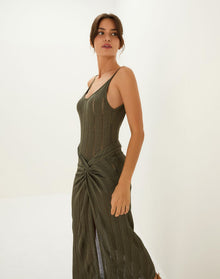 Knit Elba Bodysuit - Evergreen XS