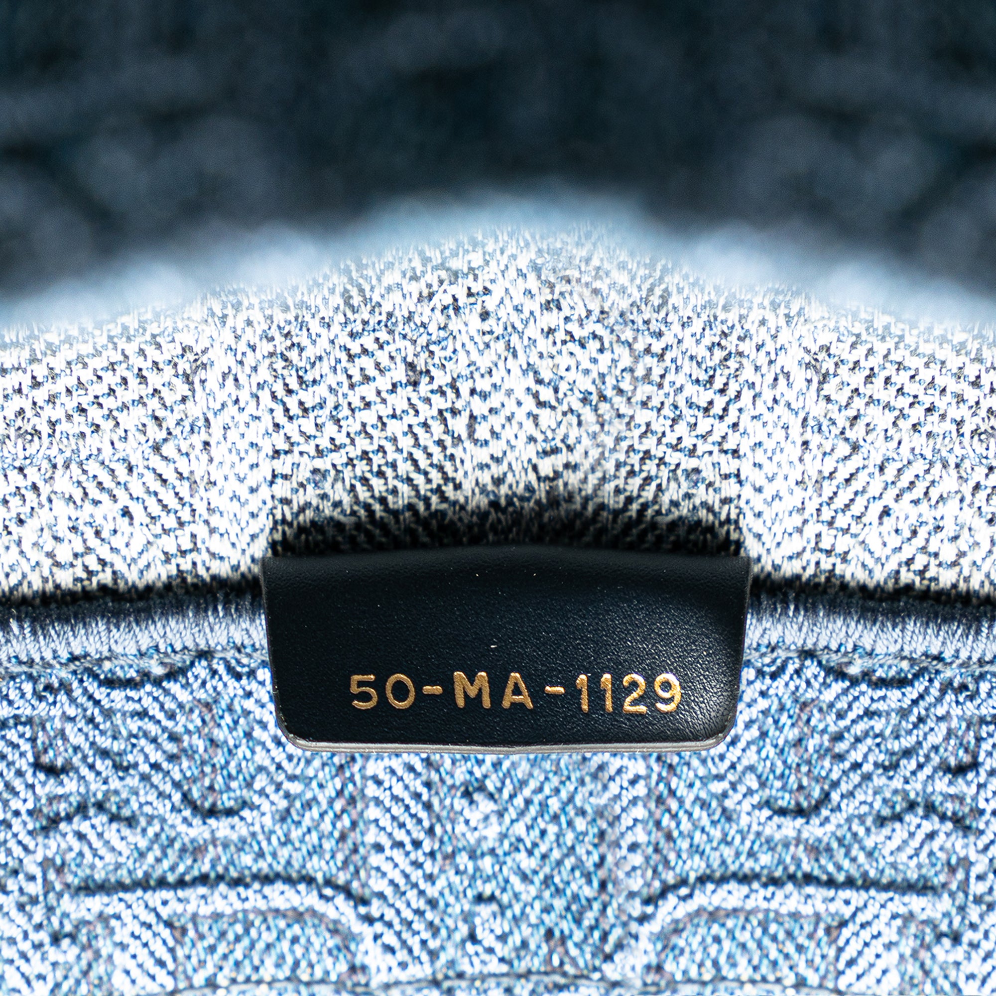 Dior | Pre-Owned Large Oblique Denim Book Tote | Blue