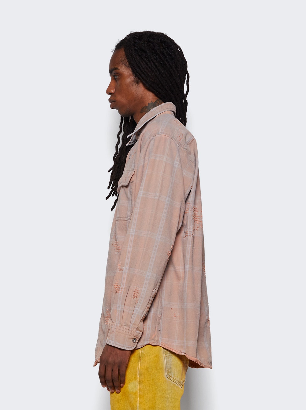 Men | NOTSONORMAL | Destroyed Flannel Shirt | Flint