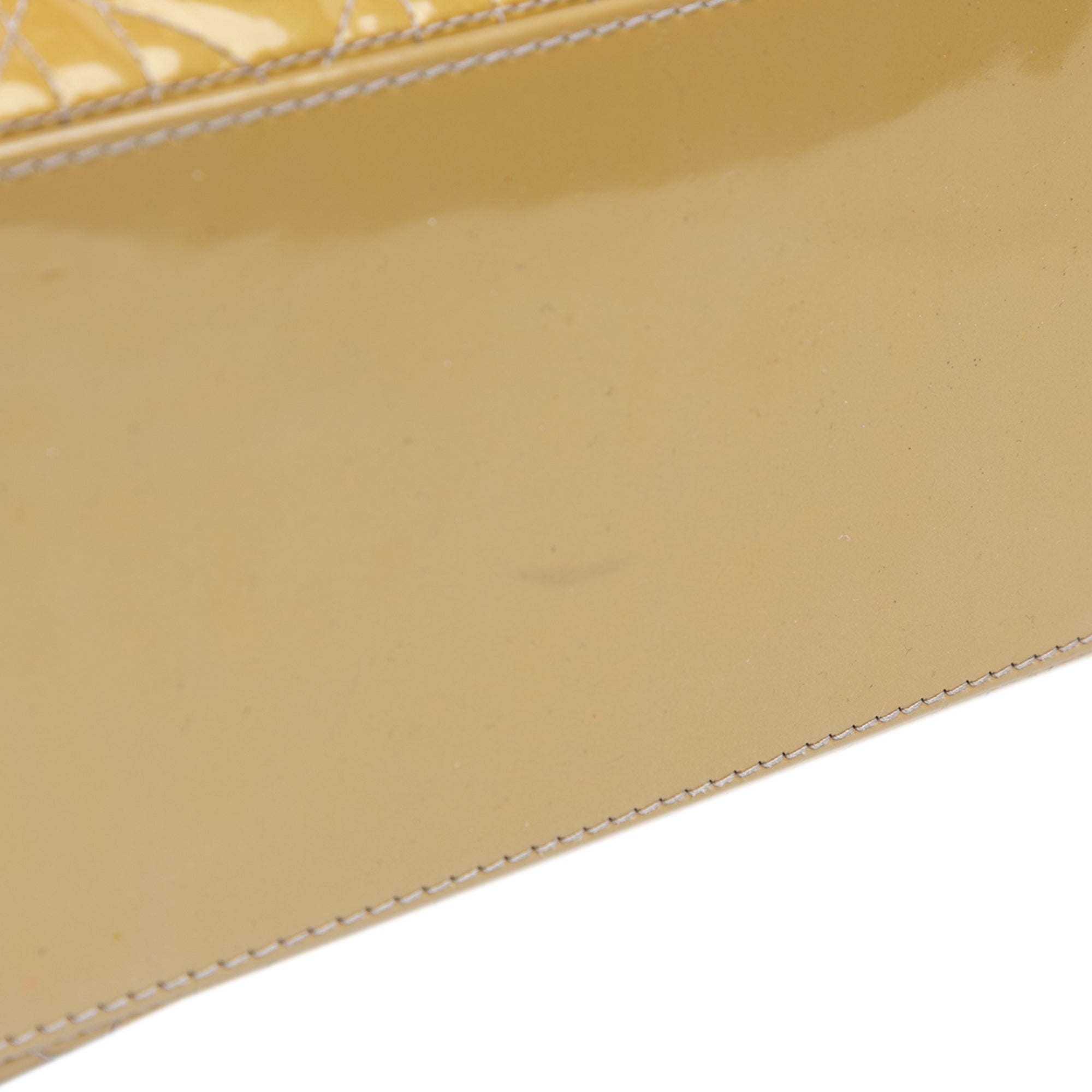 Dior | Pre-Owned Medium Patent Cannage Lady - I | Brown/Caramel