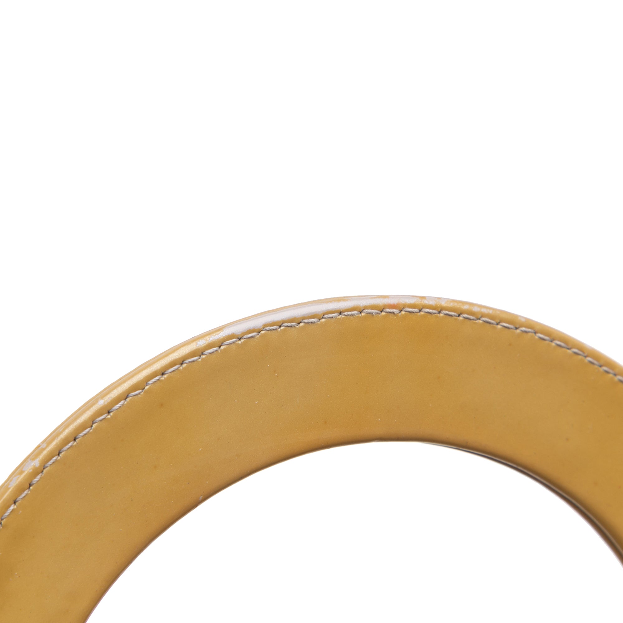 Dior | Pre-Owned Medium Patent Cannage Lady - I | Brown/Caramel