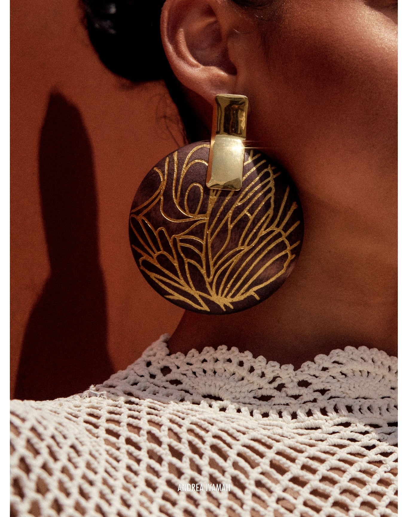 Vibra Earrings | Gold-Plated Brass