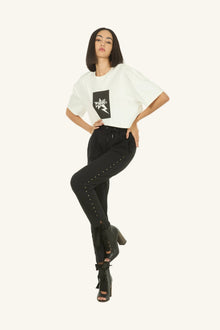 Sadye Sweatpants With Studs | Black
