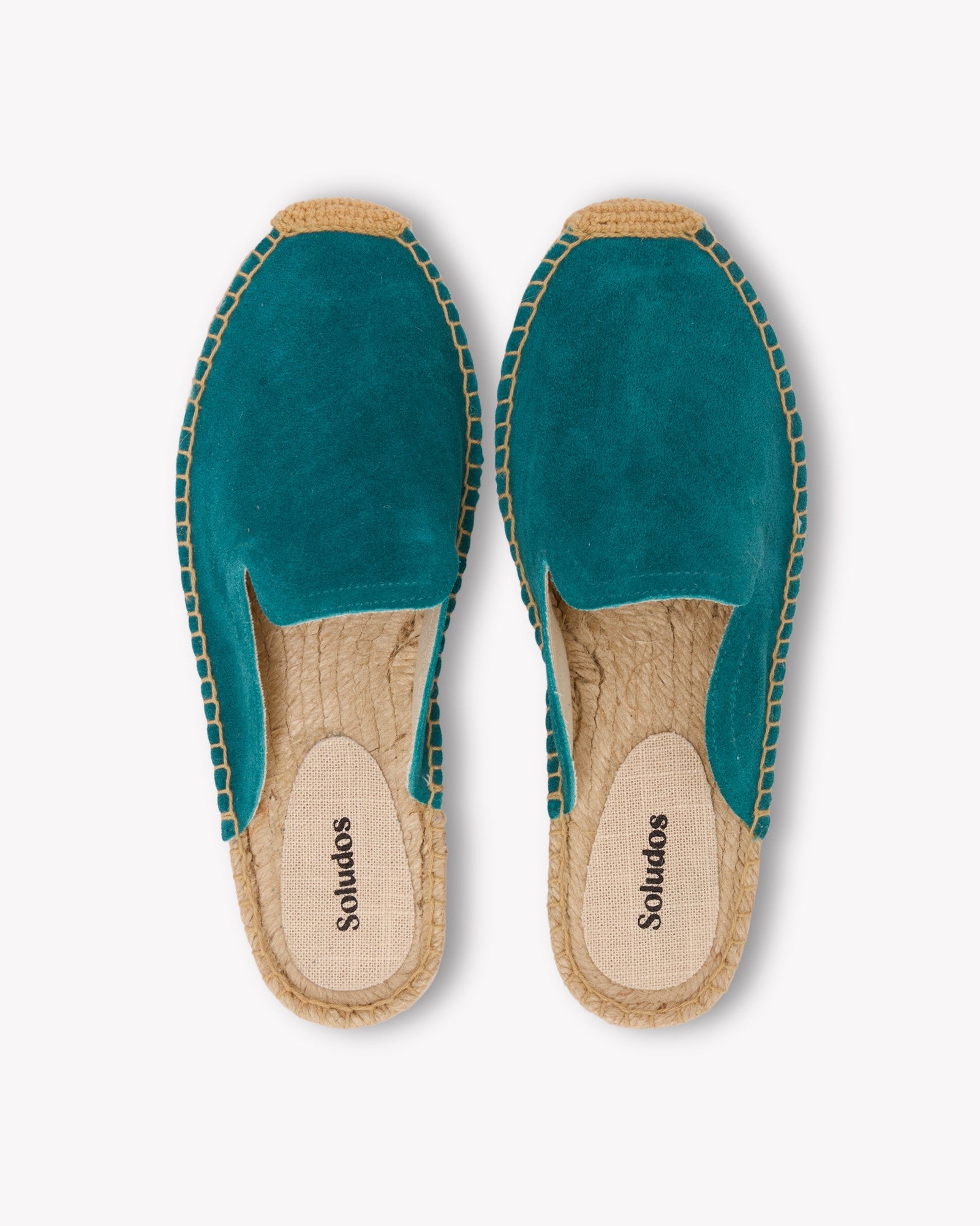 Women's Smoking Mule Espadrille | Suede | Transformative Teal - Women's Espadrilles - Transformative Teal - Soludos - 