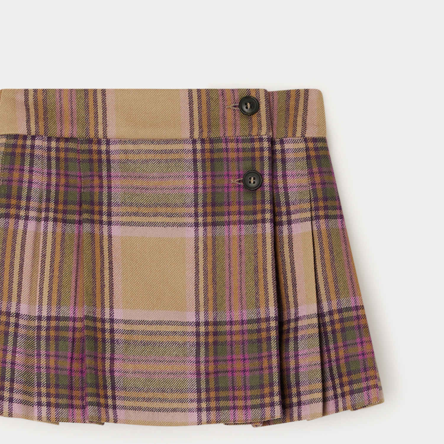 Girl | Talissa Skirt | Hazelnut Tartan