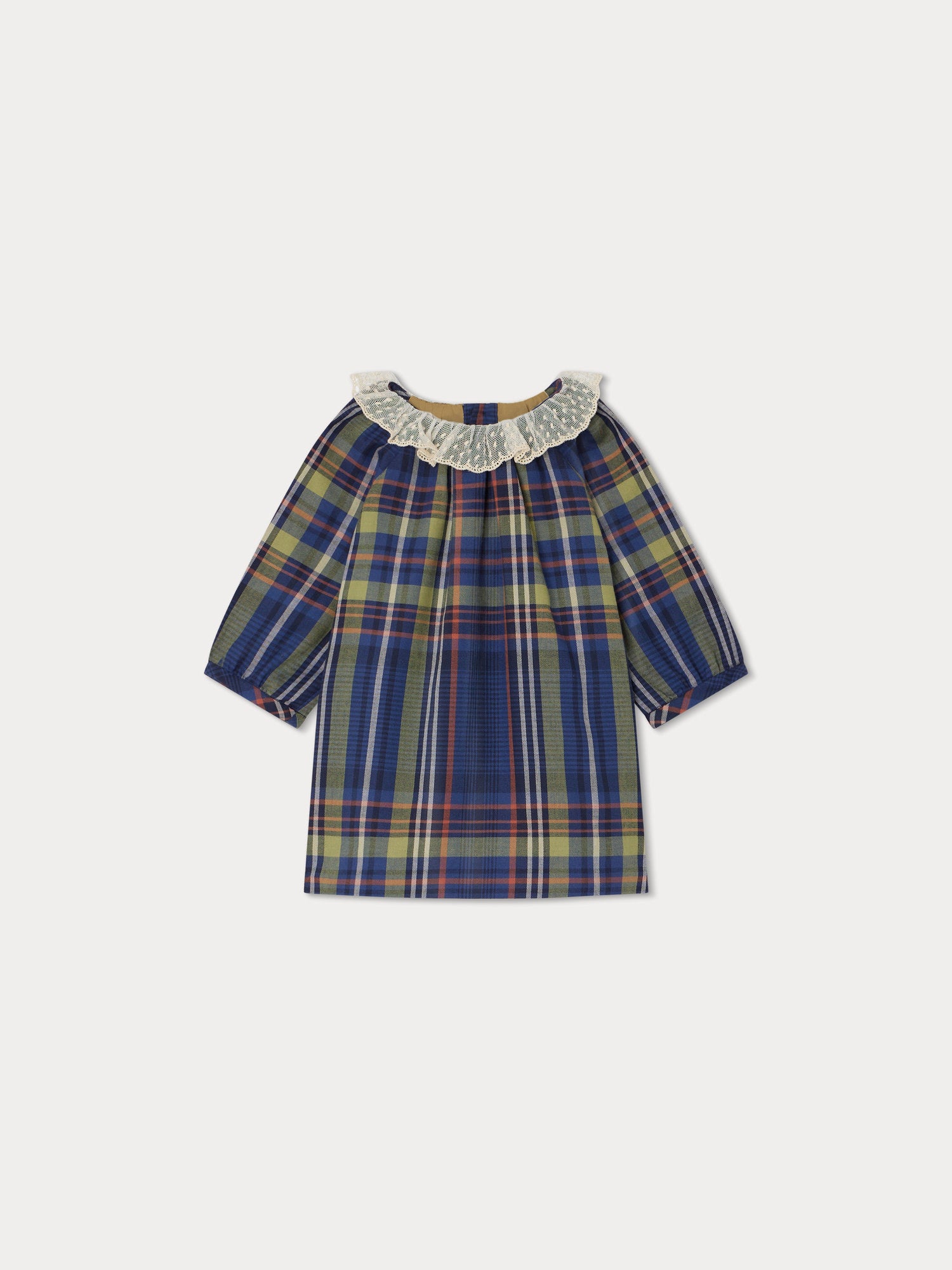 Girl | Flavili Dress | Navy Tartan