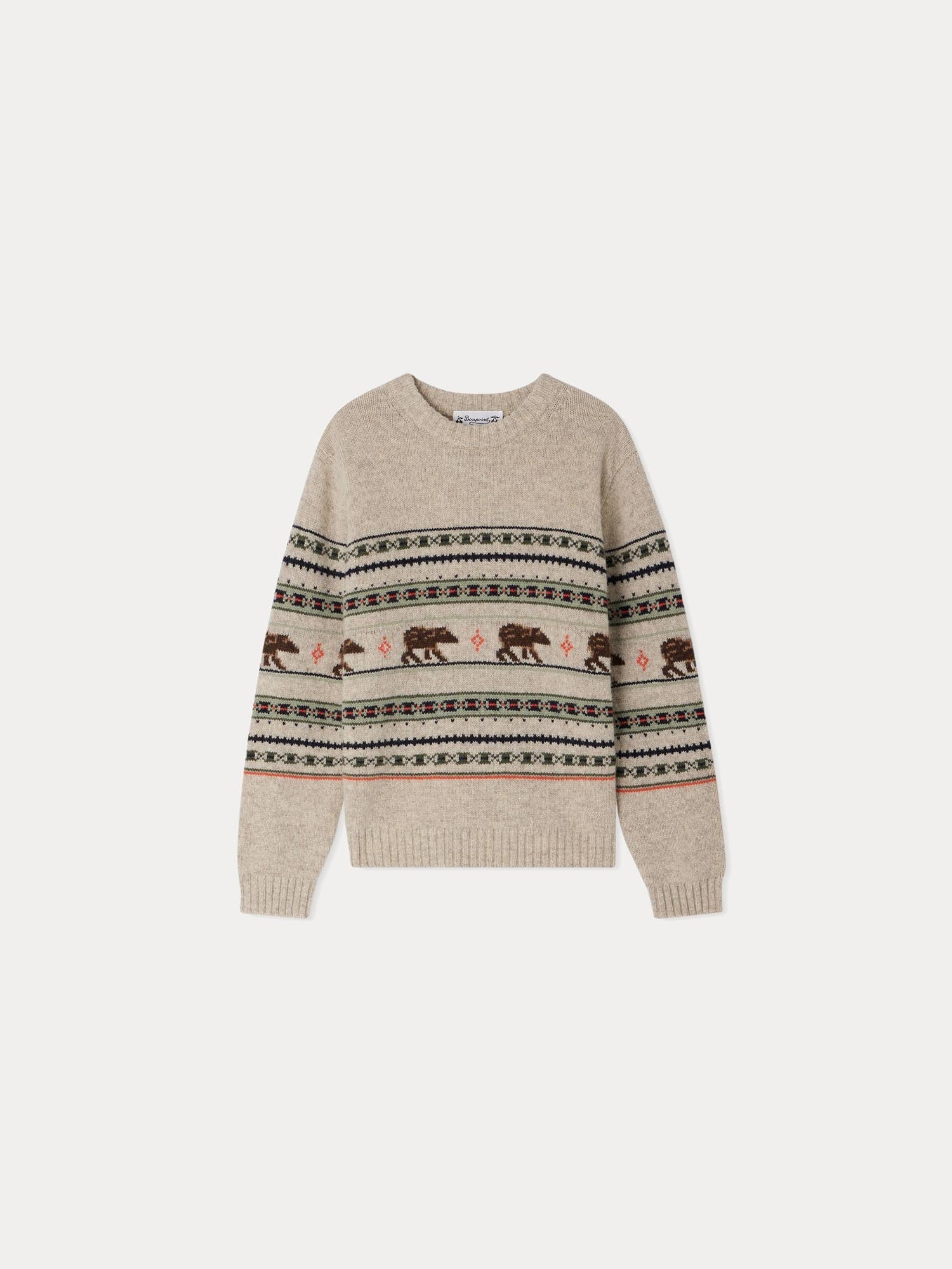 Boy | Grande Wool Sweater | Multicolor Natural White