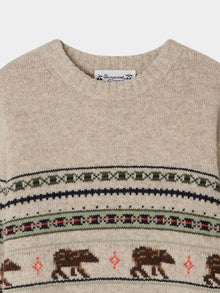 Boy | Grande Wool Sweater | Multicolor Natural White