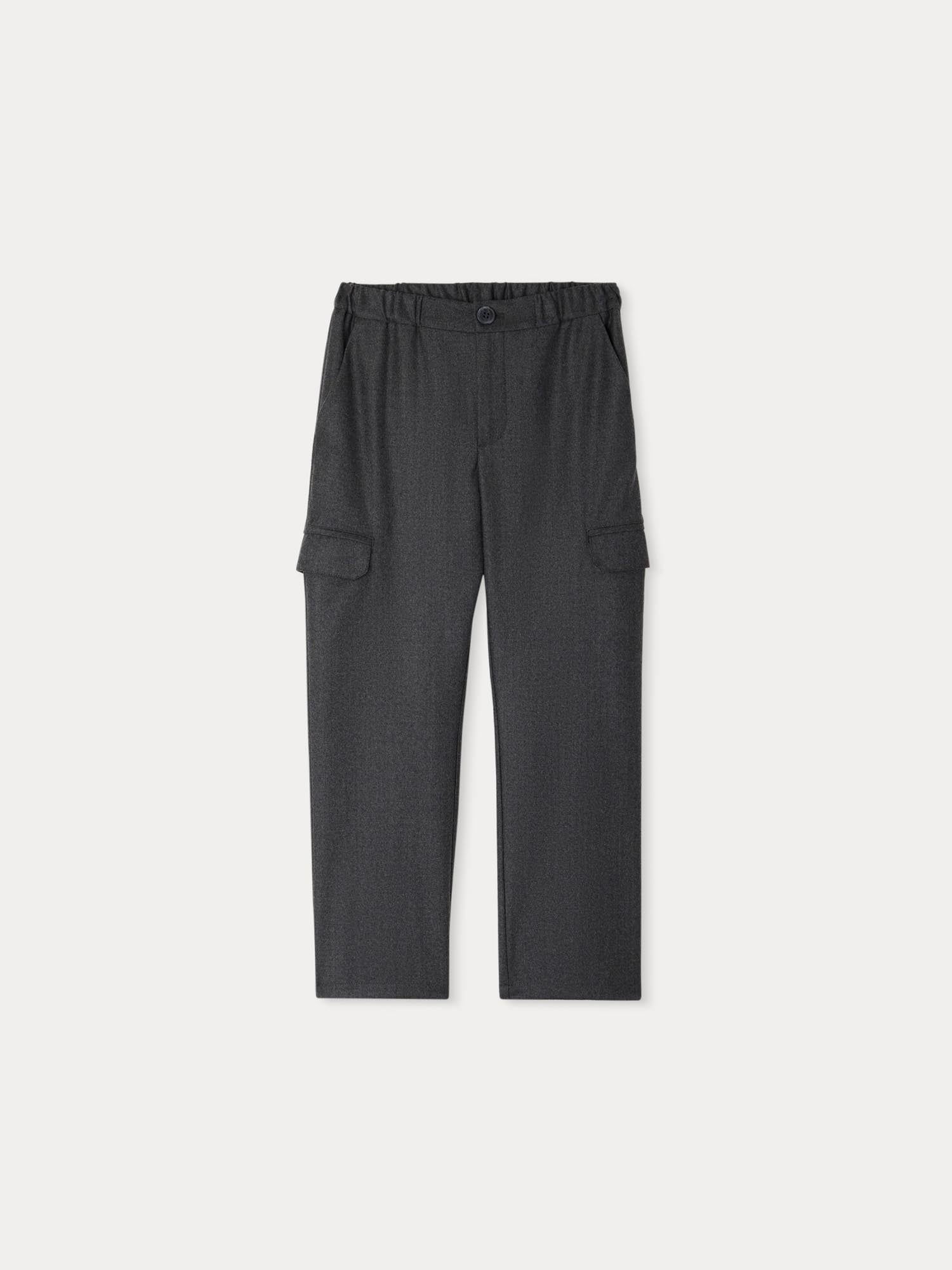 Boy | Grant Flannel Pants | Charcoal Gray