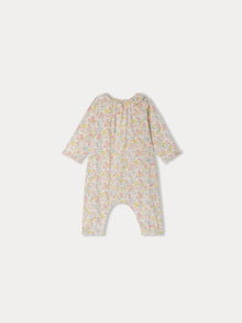 Girl | Georgia Jumpsuit In Liberty Fabric | Orange Flowers