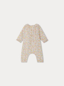 Girl | Georgia Jumpsuit In Liberty Fabric | Orange Flowers