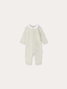Boy | Anton Embroidered Collar Pajamas | Pebble