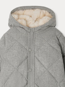 Boy | Gonsnow Flannel Snowsuit | Medium Heathered Gray