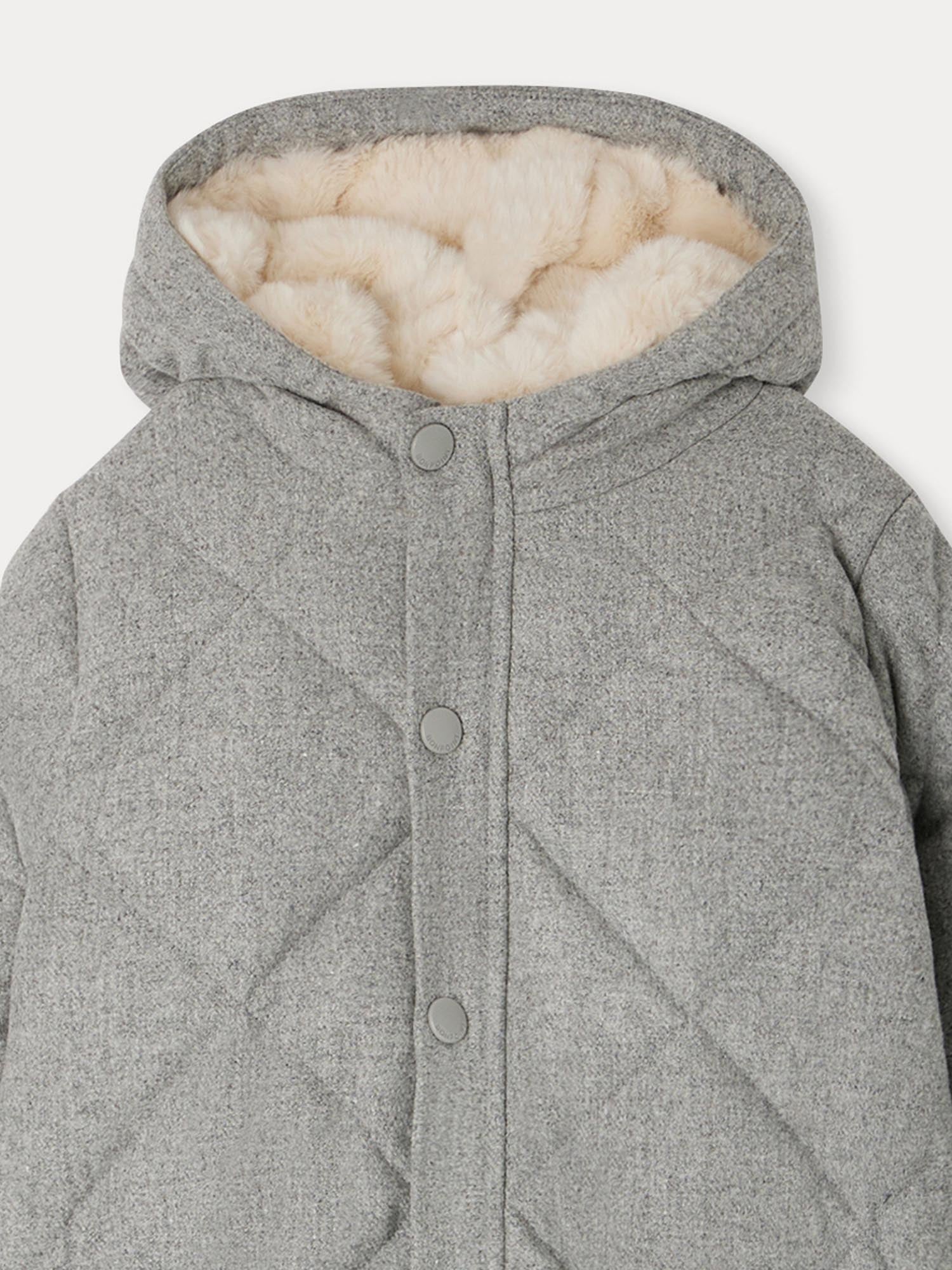 Boy | Gonsnow Flannel Snowsuit | Medium Heathered Gray