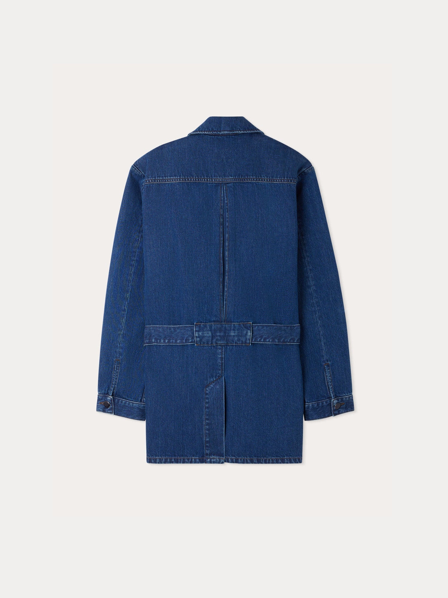 Women | Bonpoint X Vanessa Seward Granger Denim Safari Jacket | Light Denim