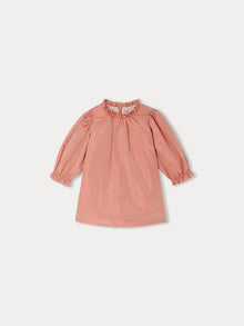 Girl | Grittie Silk Taffeta Dress | Pink