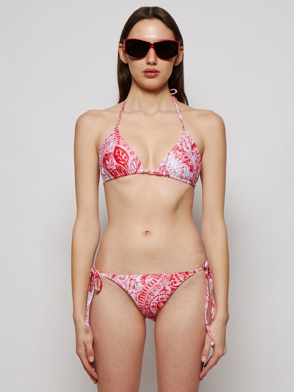 Mara Hoffman | Adonia Rae Bikini Top | Red